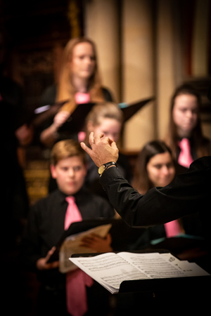 Members of the choir perform at St Peter's Church